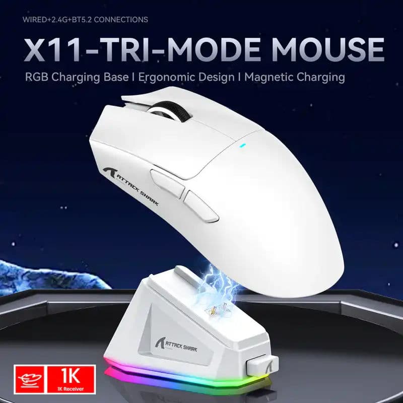 Attack Shark x11 - White