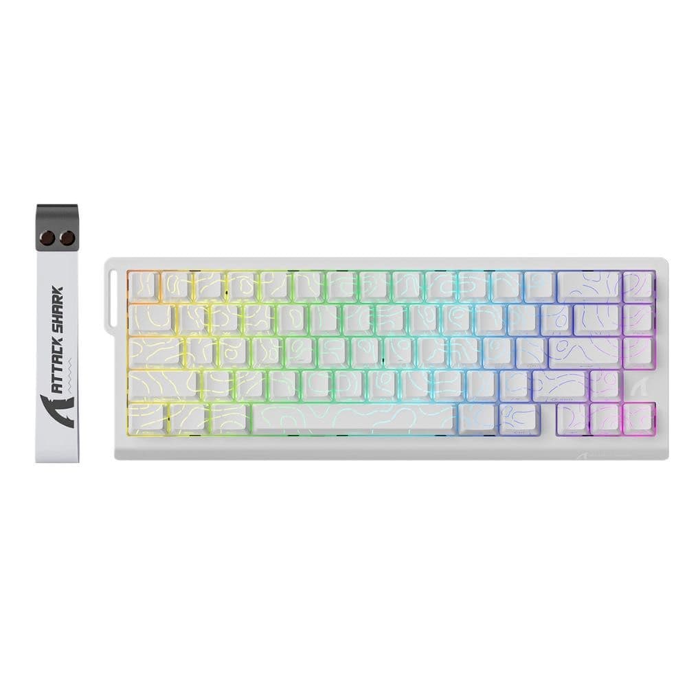 Attack Shark X68 He - White Contours