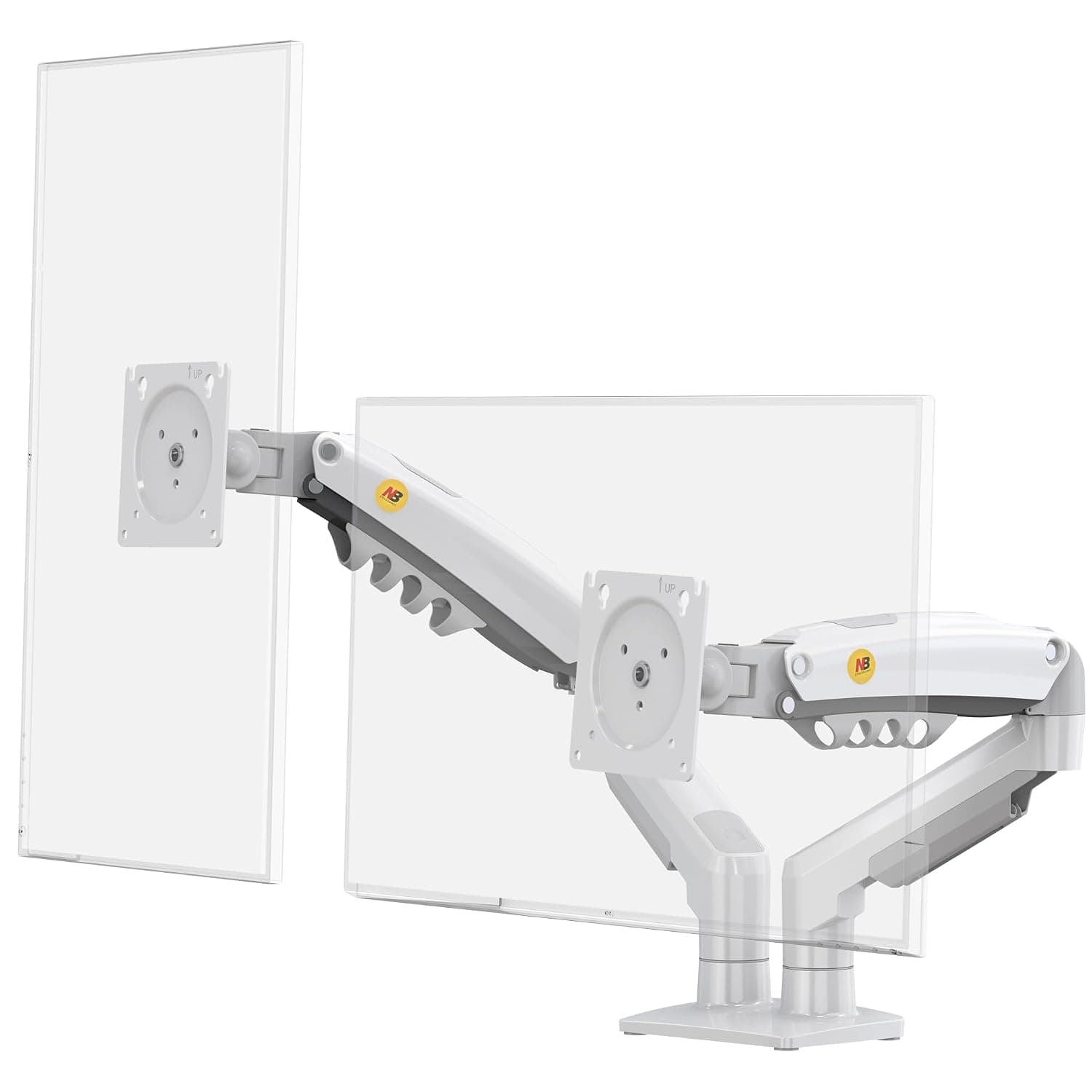 NB F160 Monitor Arm - White