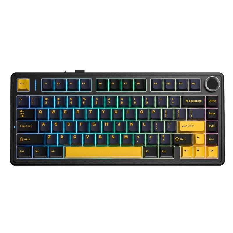 AULA F75 - Thunder Black